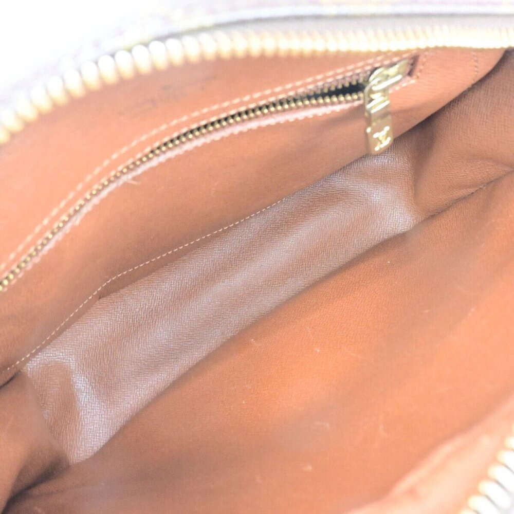 LOUIS VUITTON Senlis Shoulder Bag Monogram Leather Brown France - Picture 10 of 16